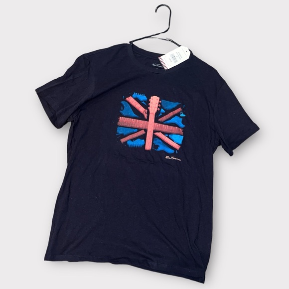 T-shirts korte mouw navy Ben Sherman main image 0